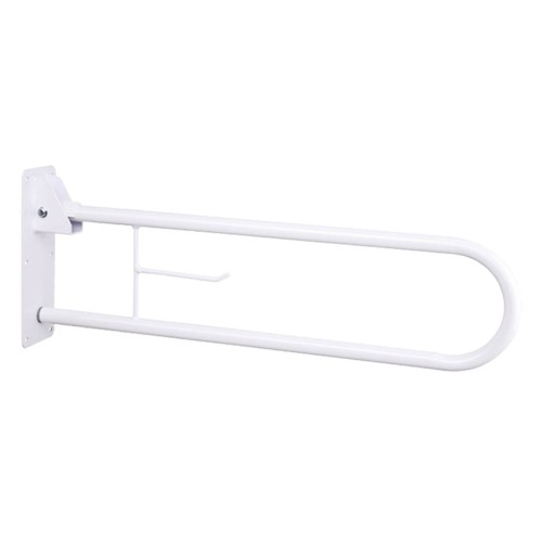 Grab bars for bathroom - Folding Bathroom Grab Bars In Painted Steel