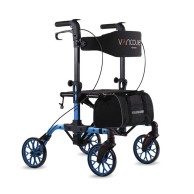 Vancouver Folding Rollator Walker With Seat, Brakes And Basket