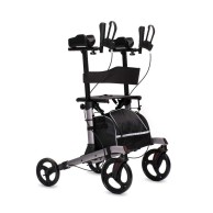 Folding Rollator Walker With Brakes And Seat