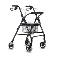 Montreal Folding Rollator Walker For Seniors With Brakes