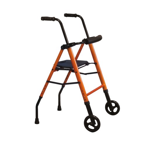 Rollator Walkers - London Top Folding Rollator Walker With Seat