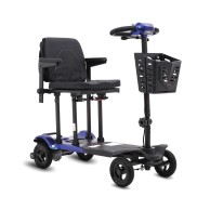 Ultra Blue Super Lightweight Electric 4 Wheel Scooter For The Elderly And Disabled