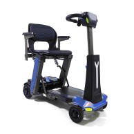 Smarty Folding Electric Scooter For The Elderly, 4 Wheels, Blue