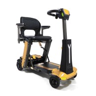 Smarty Folding Electric Scooter For The Elderly, 4 Wheels, Yellow