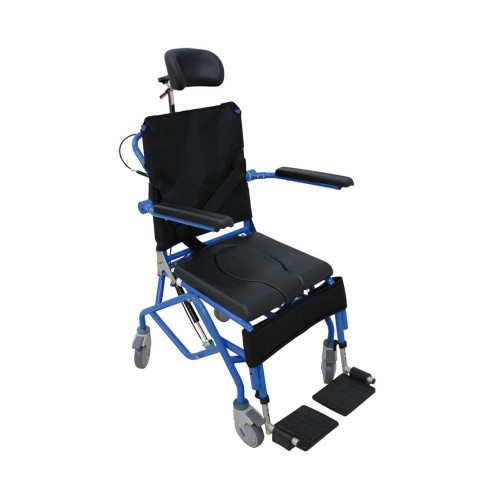Toilet and shower chairs - Comfortable Shower And Toilet Chair With Tilting Backrest