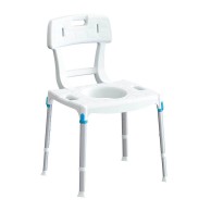 Comfortable Shower And Toilet Chair For The Disabled And Elderly