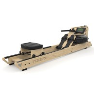 Rower Craft Wooden Water Rowing Machine Space-saving App Ready  