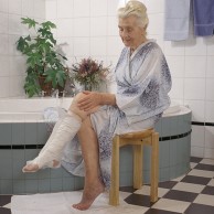 Aquaprotect Waterproof Full Leg Bath And Shower Protector	
