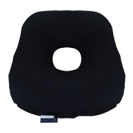 Easy Donut Pillow In Black Silicone Hollow Fiber