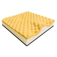 Anti-decubitus Cushion With Preformed Base And Self-modeling Fluid For The Sacral Area