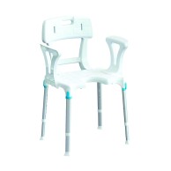 Shower Chair With Armrests For The Disabled And Elderly