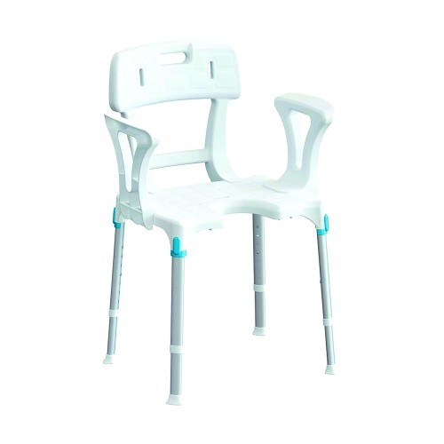Bath and shower chairs - Shower Chair With Armrests For The Disabled And Elderly