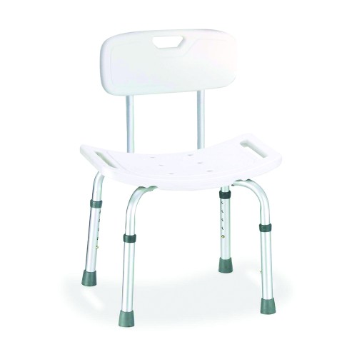 Bath and shower chairs - Shower Chair With Aluminum Backrest