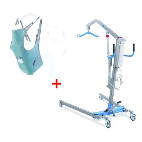 Lifters and verticalizers - Muevo P 200kg Electric Patient Lift + Harness