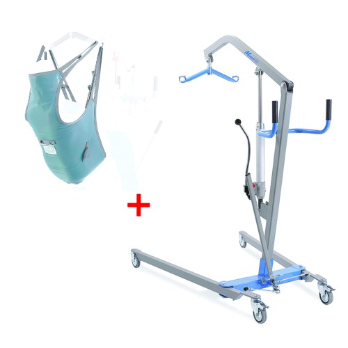 Lifters and verticalizers - Hydraulic Lift For Disabled People Muevo L + Harness Capacity 180kg