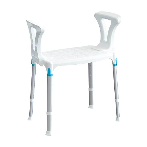 Bath and shower chairs - Lux Shower Stool With Height-adjustable Armrests
