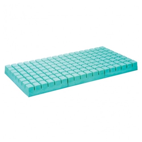 Anti-decubitus mattresses - 3-section Anti-decubitus Mattress In Ventilated Pu Foam And 12cm High