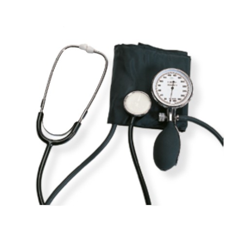 Sphygmomanometers/blood pressure monitors - Regent Self Test 1 Tube Aneroid Sphygmomanometer With Stethoscope