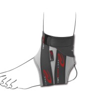 Elastic Carbon Ankle Ankle Brace With Integrated Taping