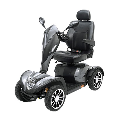 Scooters for the disabled - Tiger Electric 4-wheel Scooter For Disabled And Elderly, Grey, Outdoor Use
