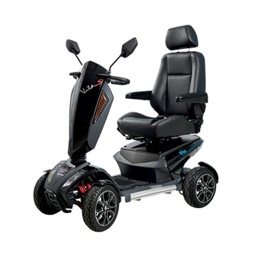 Scooters per Disabili - Scooter Disabili Anziani Elettrico 4 Ruote Sport Nero S12s
