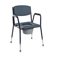 Sedia Comoda Serena Con Wc Imbottita Regolabile Altezza