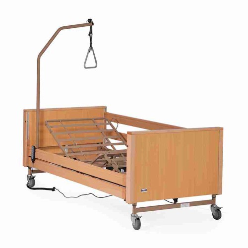 Letti da Degenza - Letto Da Degenza Elettrico Socrate Elevabile In Altezza + Asta Sollevamalati