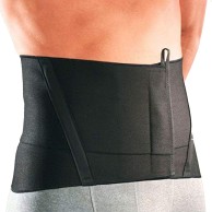 Lumbar Band Corset Orthopedic Bust Criss Cross 78 Black
