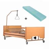 Lit D'hôpital électrique Socrate Elevabile + Matelas Et Lève-personne