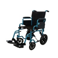 Sedia A Rotelle Per Disabili N21r12 Xl Carrozzina Pieghevole Transito