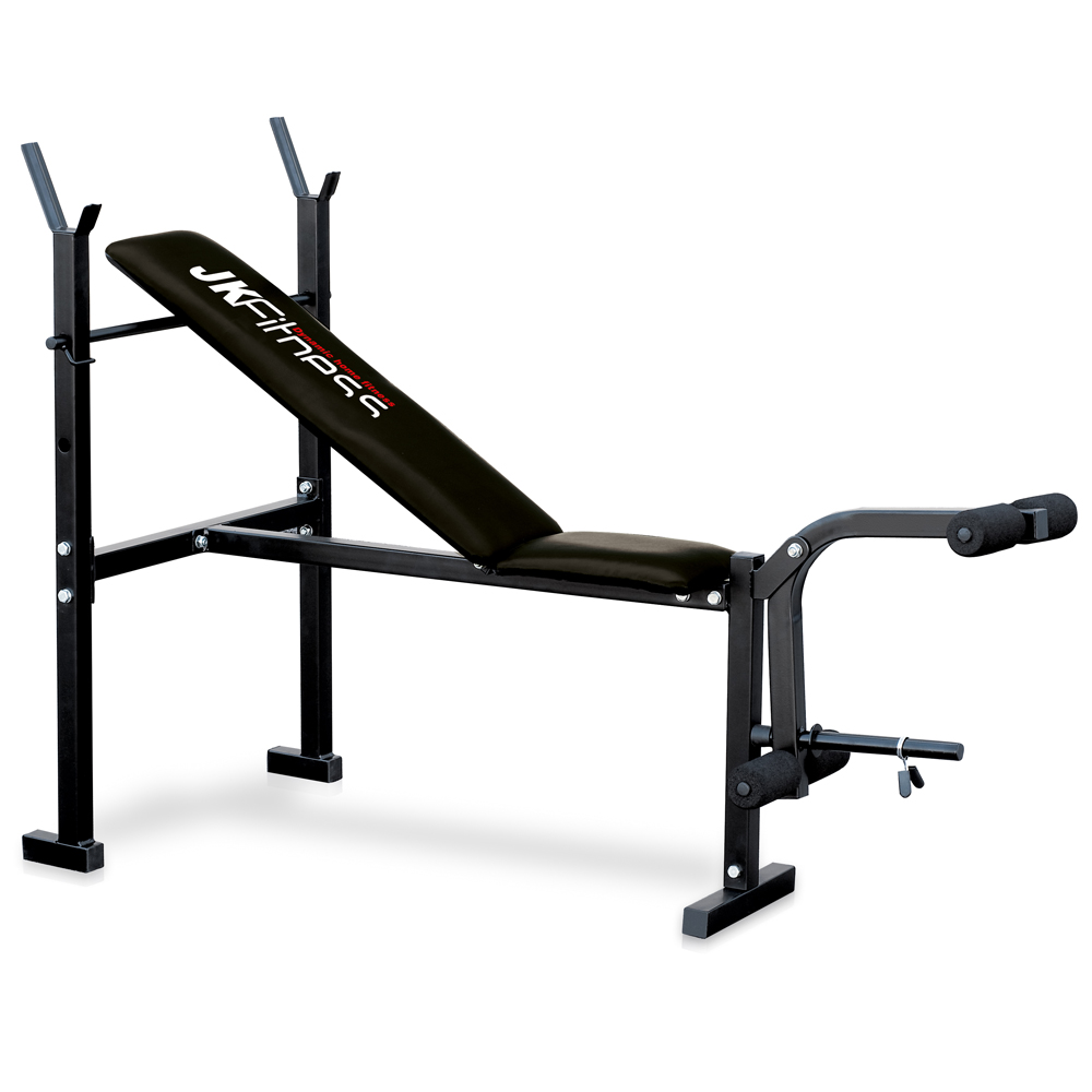 Gymnastic Benches - JK Fitness Adjustable Fitness Gym Bench With Barbell Holder Jk6055