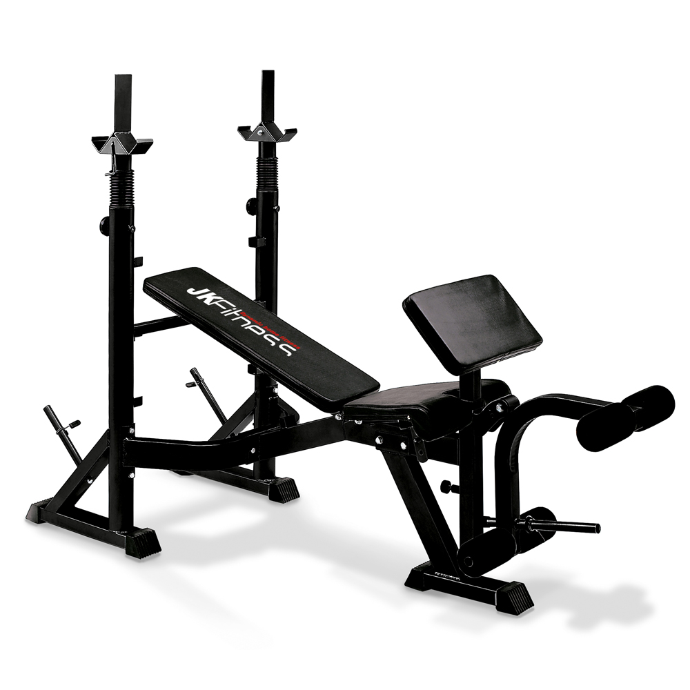 Gymnastic Benches - JK Fitness Adjustable Bench With Professional Barbell Holder Jk6070