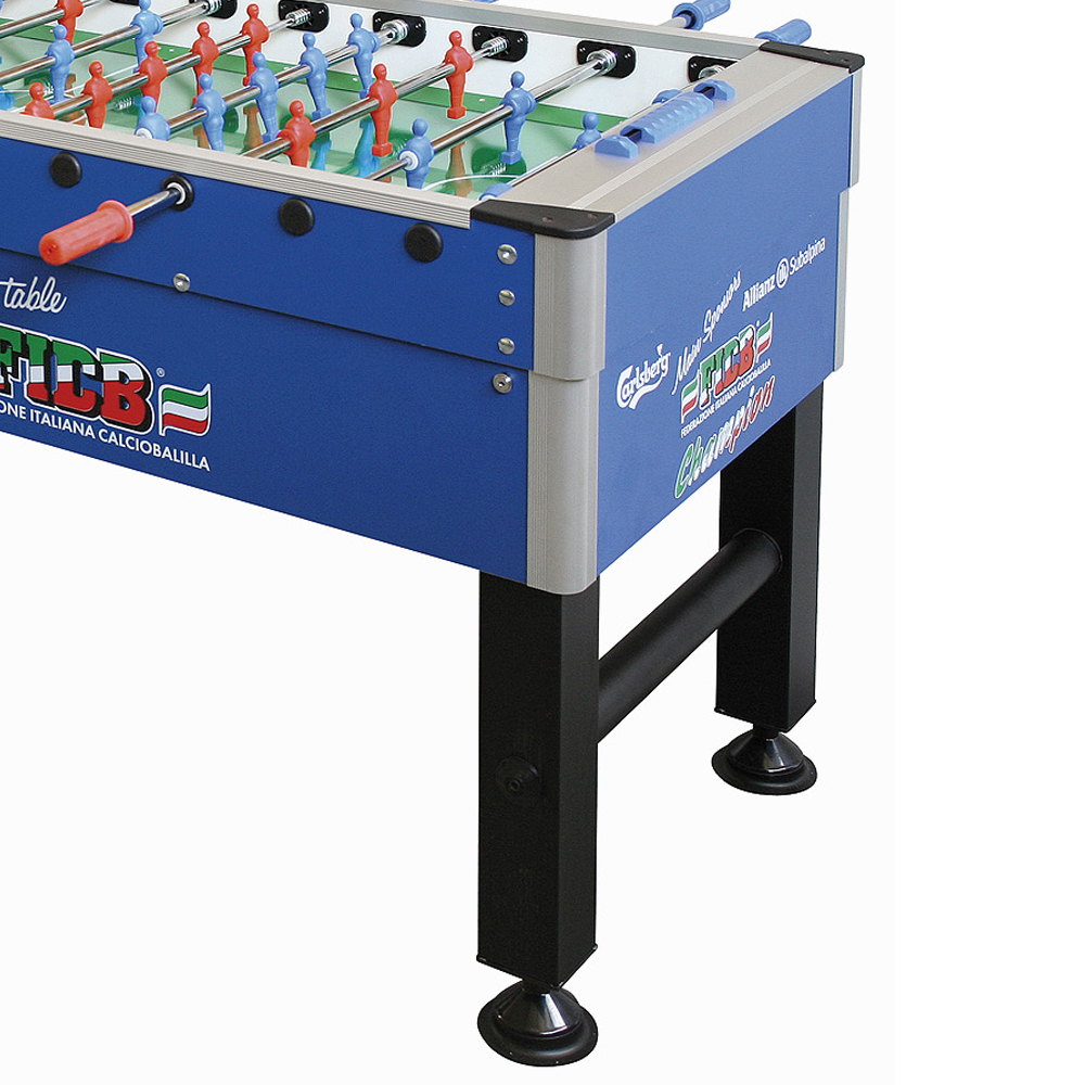 Indoor football table - Roberto Sport Calciobalilla Biliardino Champion Six Balilla Professionale Aste Rientranti E Gettoniera