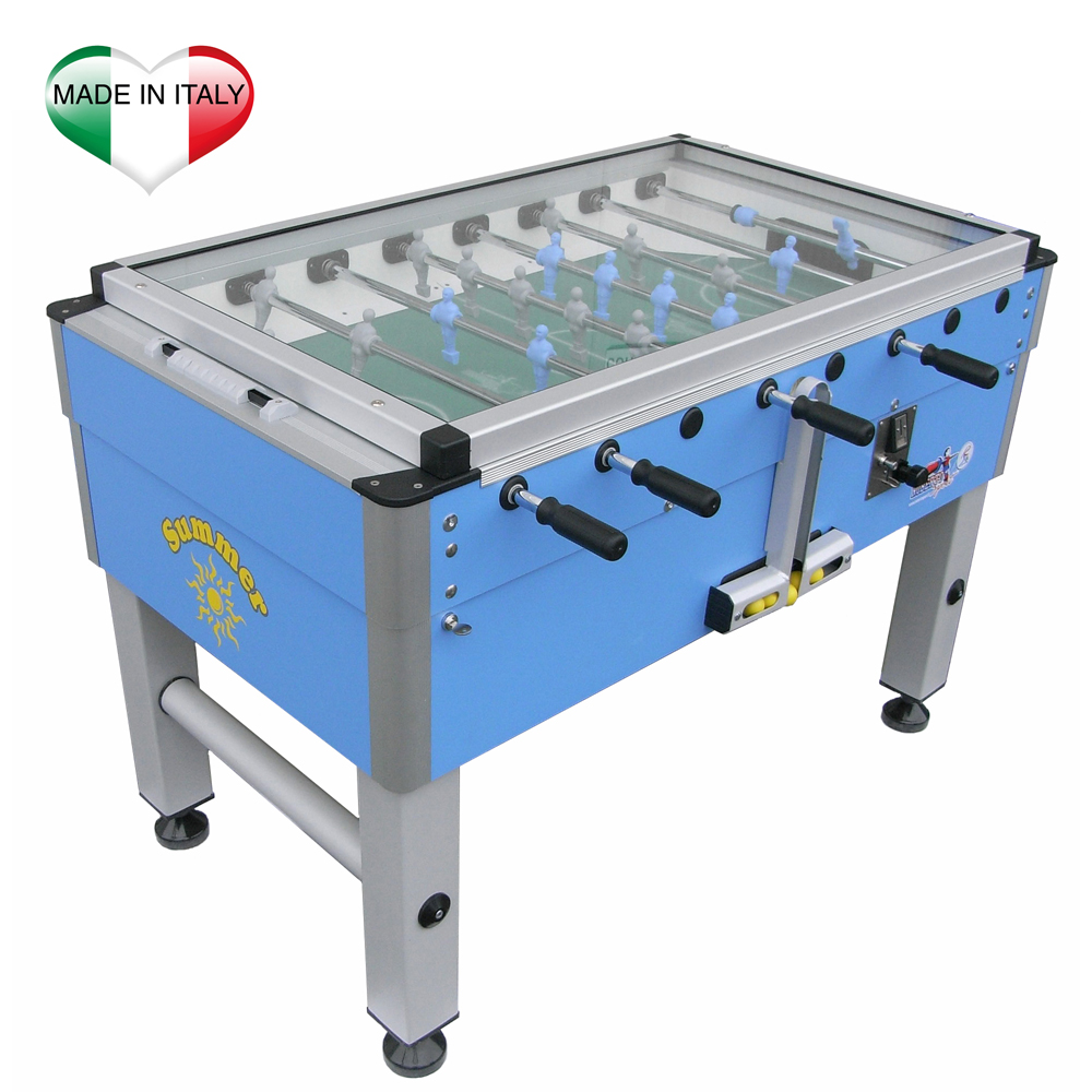 Outdoor football table - Roberto Sport Calciobalilla Calcetto Biliardino Summer Cover Balilla Professionale Aste Rientranti