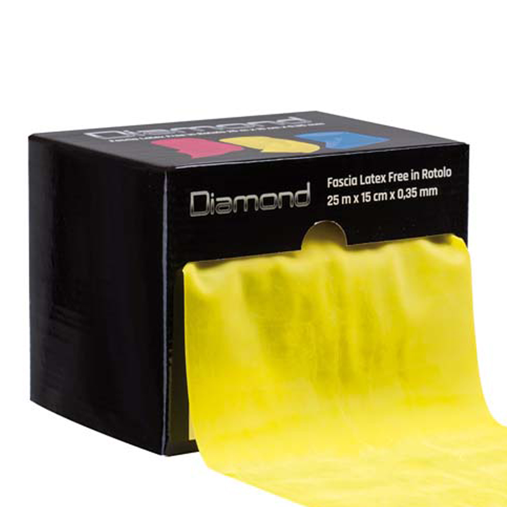 Pilates-Fitnessgeräte - Diamond Latexfreies Elastisches Band In Rolle