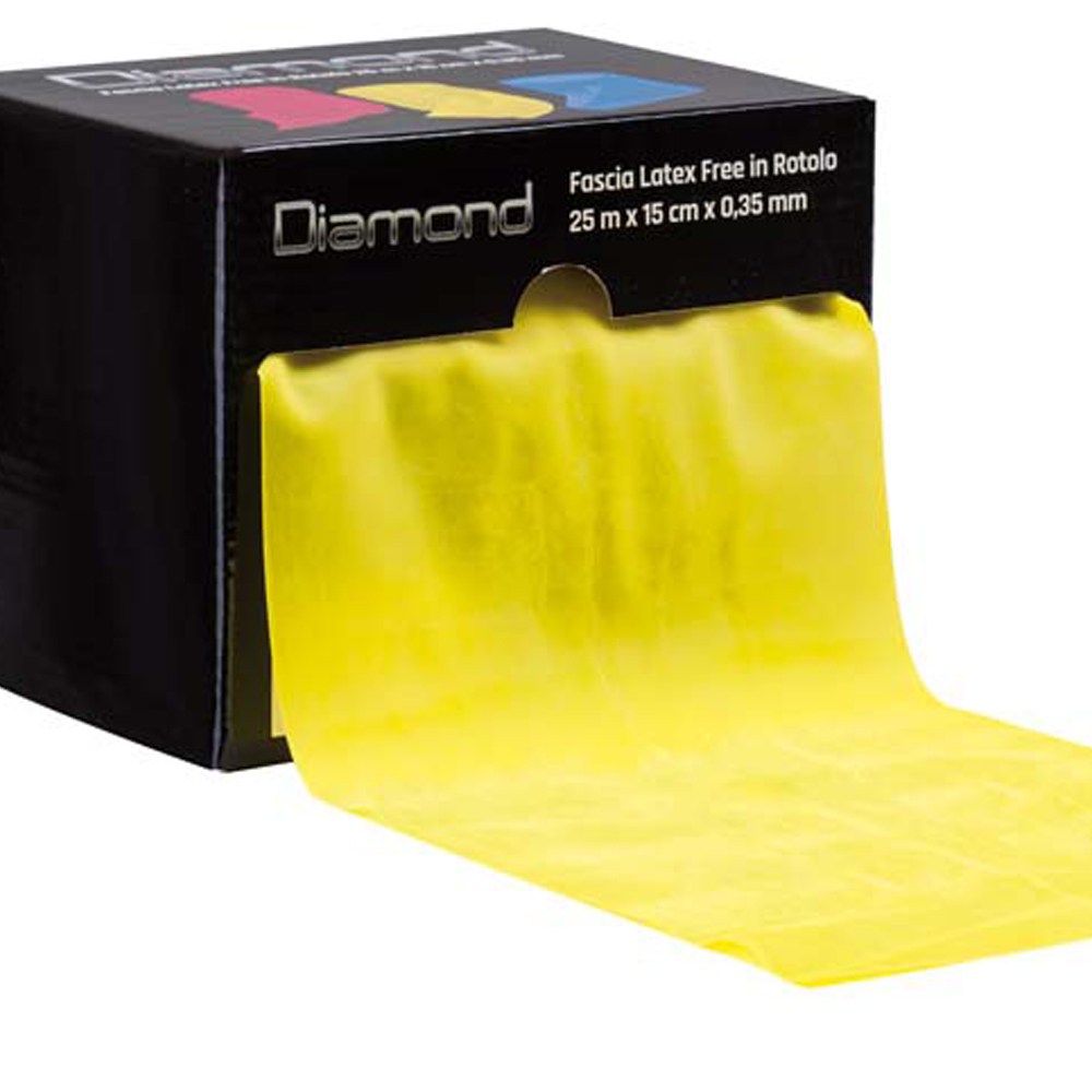 Pilates-Fitnessgeräte - Diamond Latexfreies Elastisches Band In Rolle