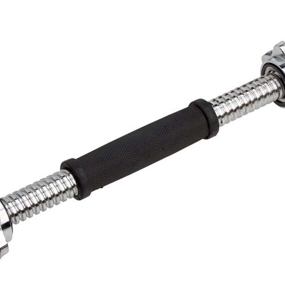 Handlebars - JK Fitness Loadable Handlebar Threaded In Chromed Steel 25mm