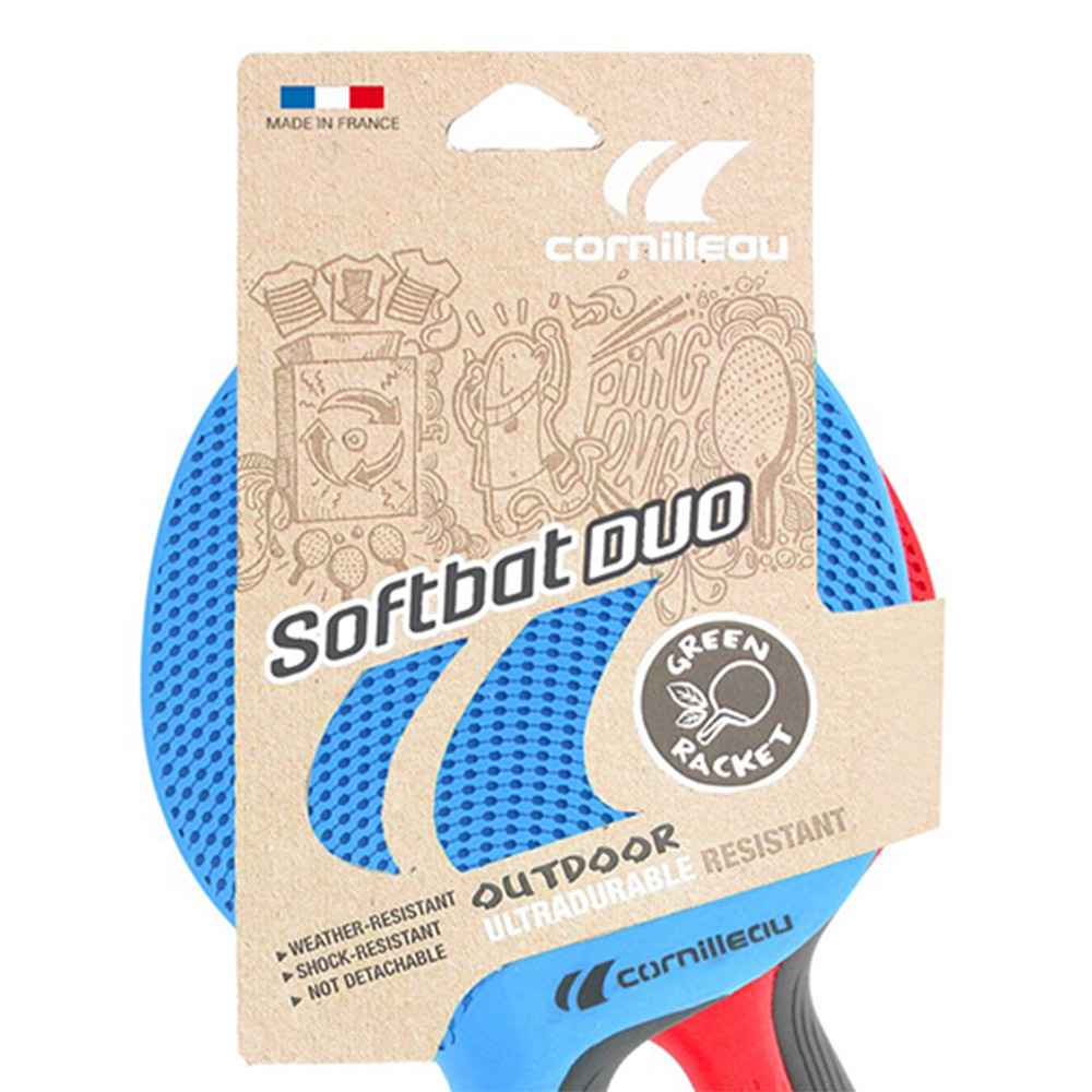 Ping Pong rackets - Cornilleau Softbat Duo Pack 2 Outer Rackets