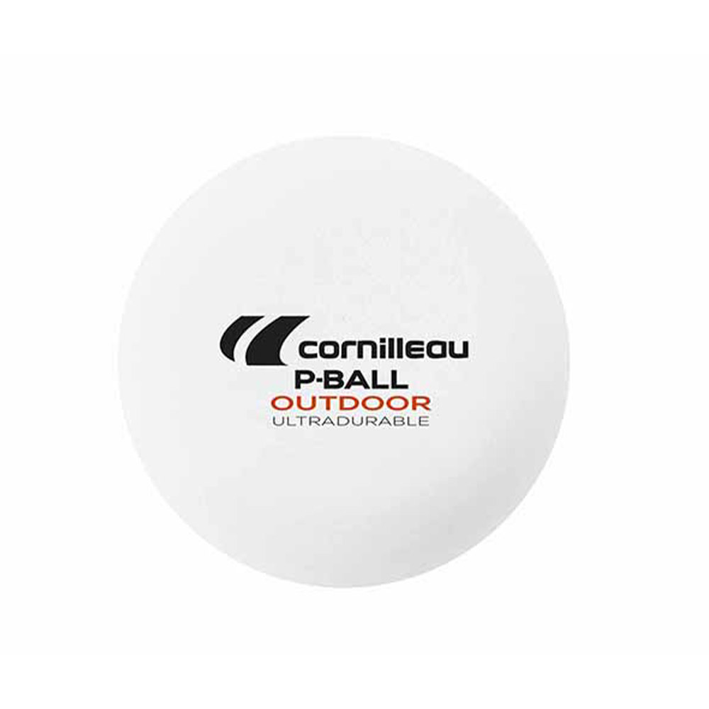 Ping Pong Accessories - Cornilleau Ping Pong Balls P-ball Outdoor Ultradurable 6 Pieces