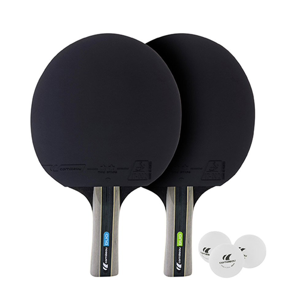 Ping Pong rackets - Cornilleau Set Ping Pong Sport Pack Duo 1 * Ittf (2 Rackets & 3 Balls)