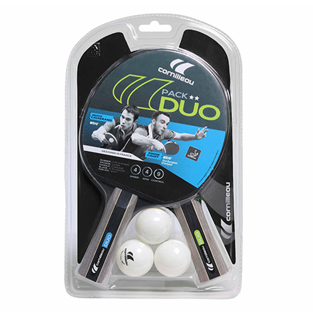 Ping Pong rackets - Cornilleau Set Ping Pong Sport Pack Duo 1 * Ittf (2 Rackets & 3 Balls)