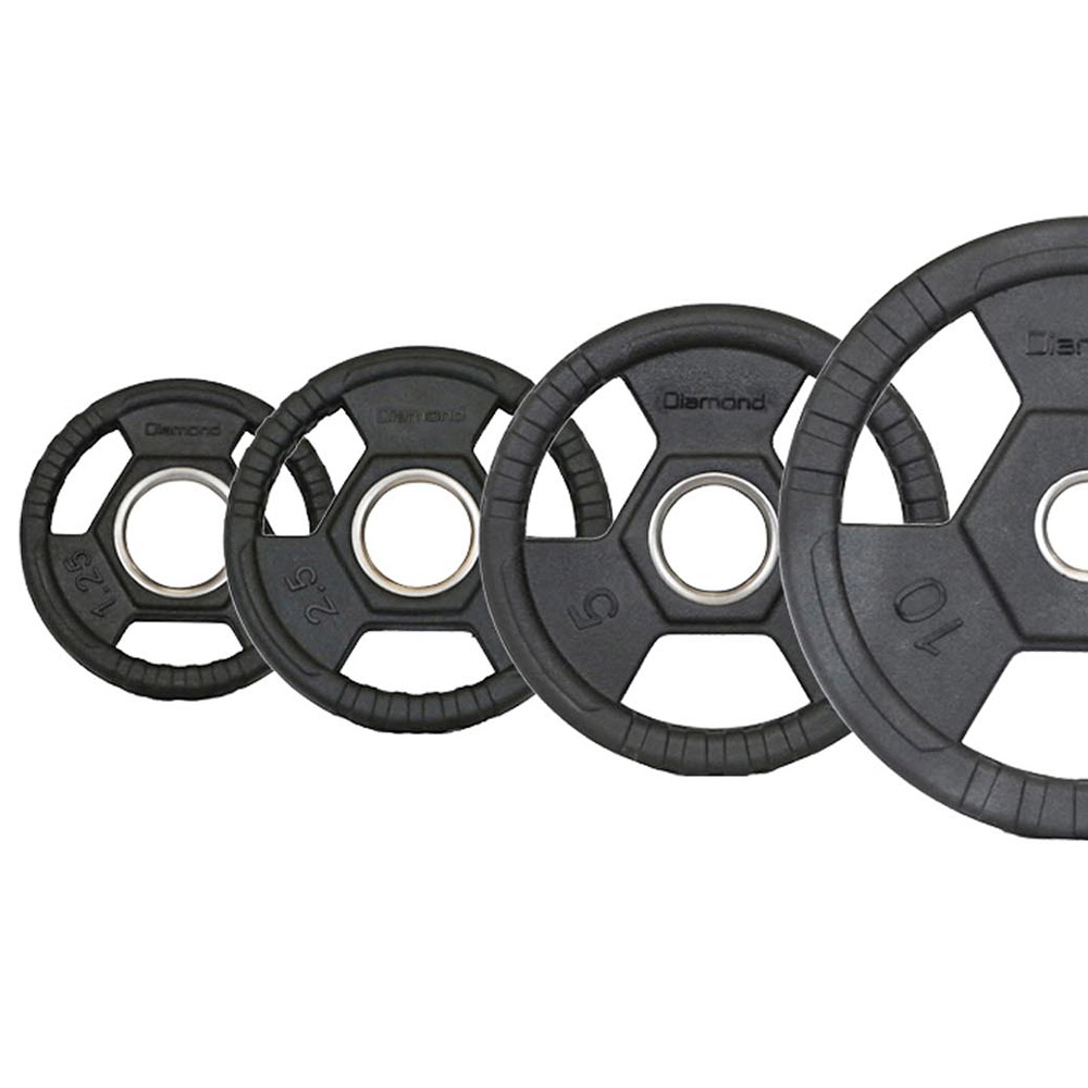 Discs - Diamond Olympic Rubber Tri-grip Pro Disc