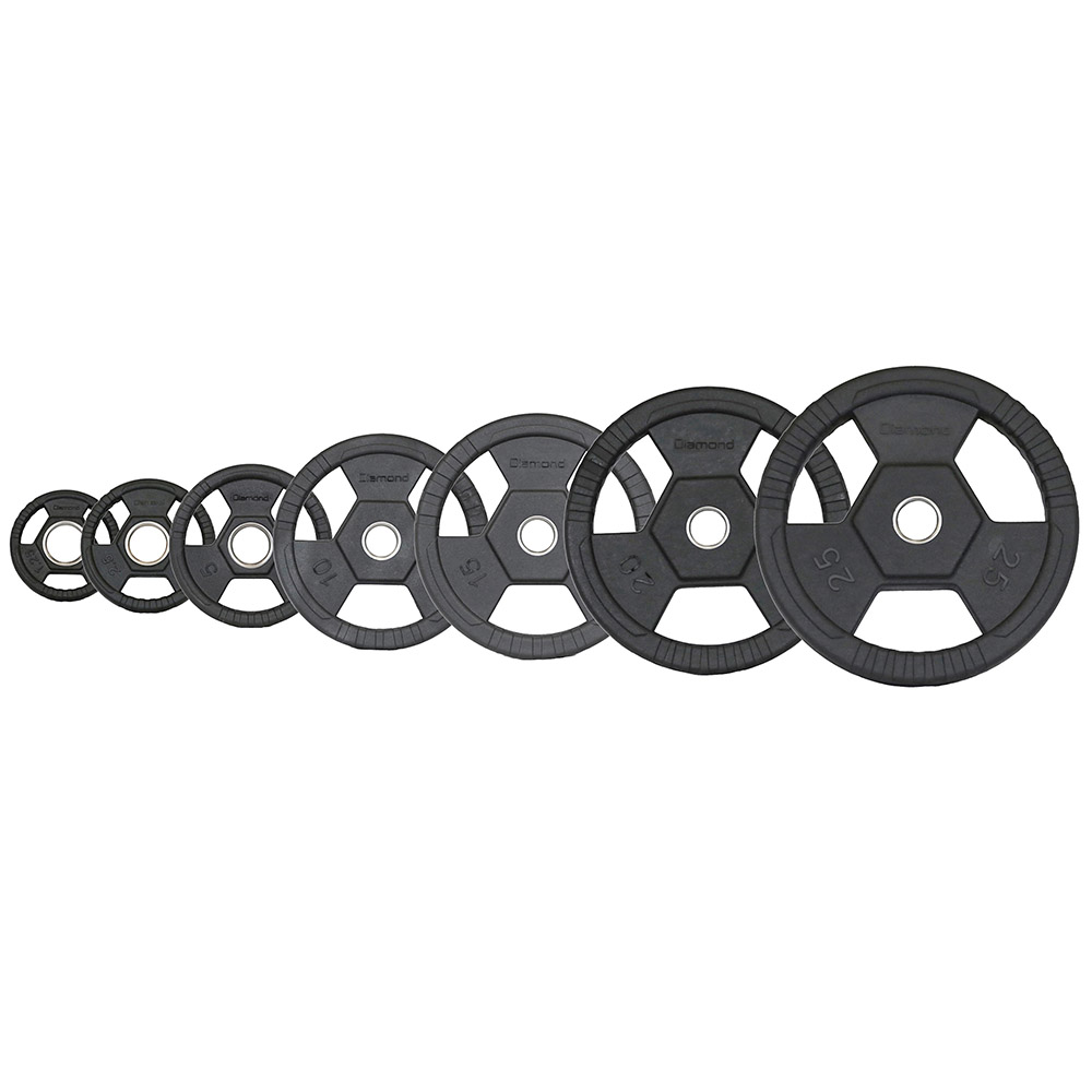Dischi - Diamond Disco Olimpico Gommato Tri-grip Pro