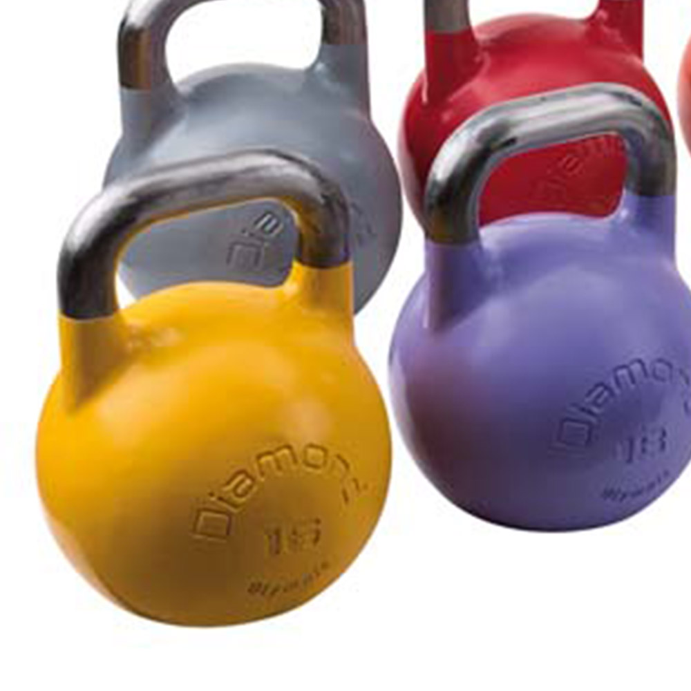 Kettlebell - Diamond Olympic Kettlebell In Matt Steel