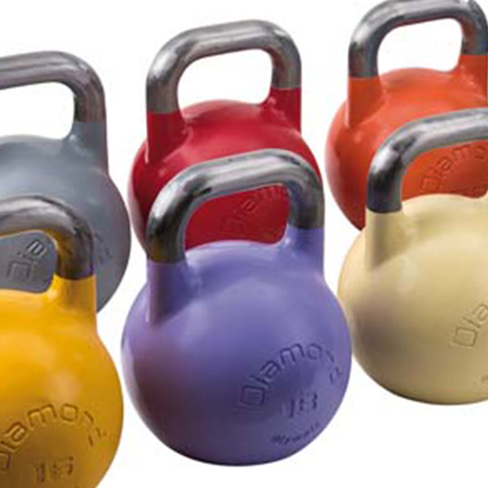 Kettlebell - Diamond Olympic Kettlebell In Matt Steel