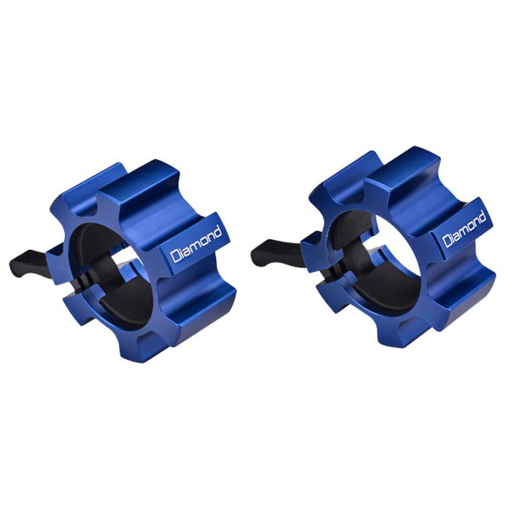 Gym accessories - Diamond Pair Of Aluminum Weight Stops With Collar