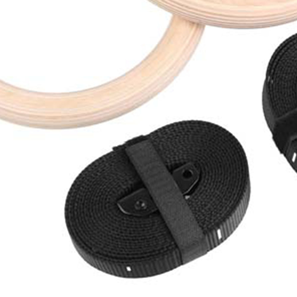 Functional Training - Diamond Pair Of Wooden Gymnastic Rings