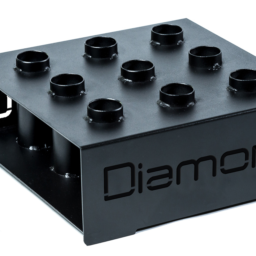 Support d'haltères - Diamond Rack Sol Haltères 9 Places