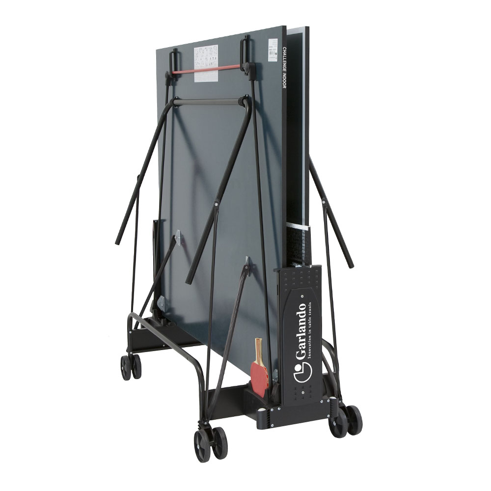 Ping Pong Tables - Garlando Challenge Indoor Ping Pong Table With Wheels For Indoor Use