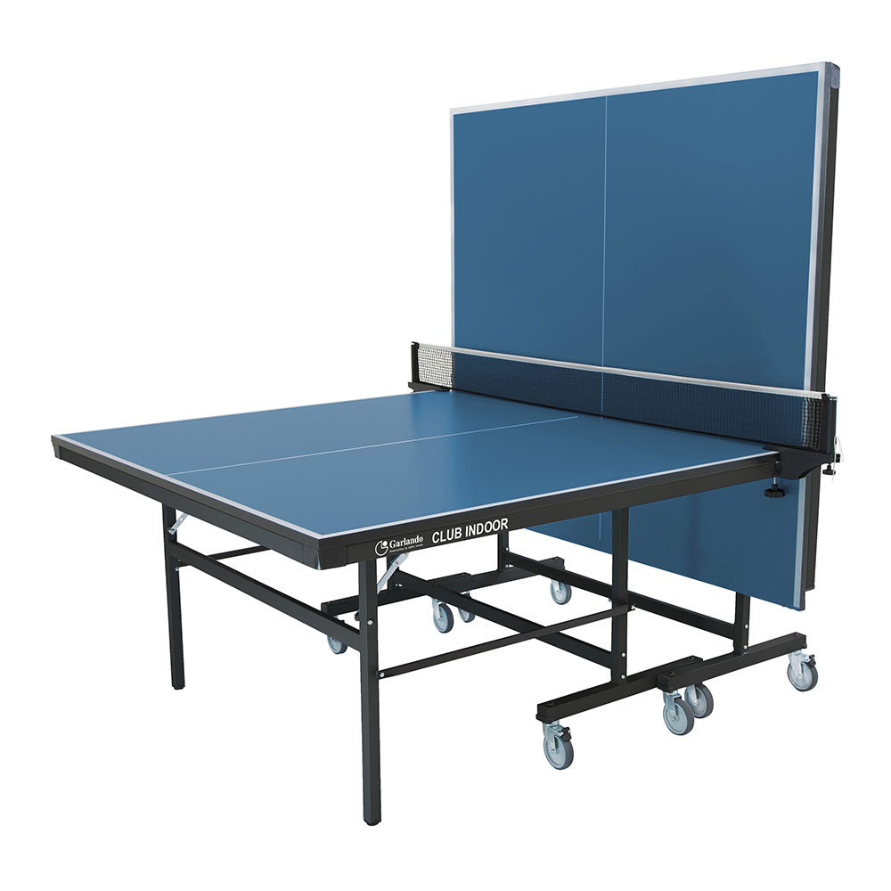 Ping Pong Tables - Garlando Club Indoor Ping Pong Table With Wheels For Indoor Use